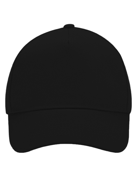 Bez potlače šiltovka baseballka Black