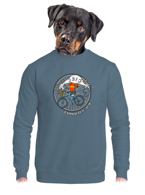 Cyklistický horoskop: Strelec unisex mikina bez kapucne Nordic Blue