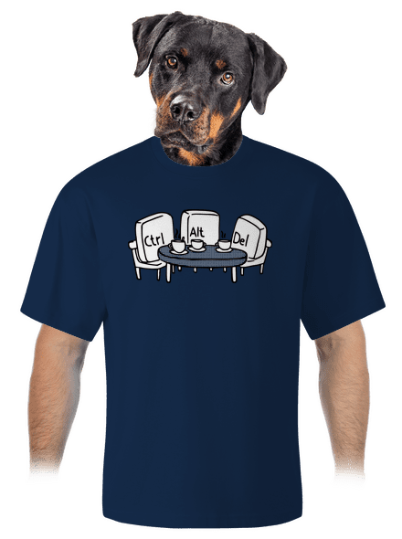 Nerozluční kamaráti unisex tričko oversized Midnight Blue