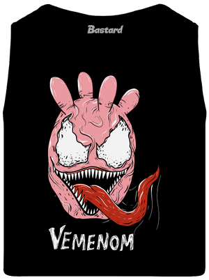 Vemenom pánske tielko Black