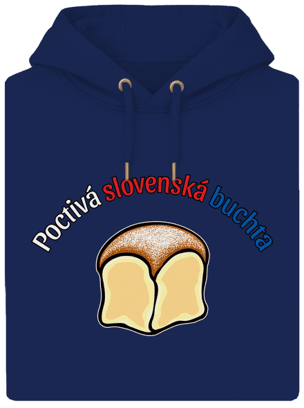 Poctivá buchta a klobása unisex mikina premium Navy