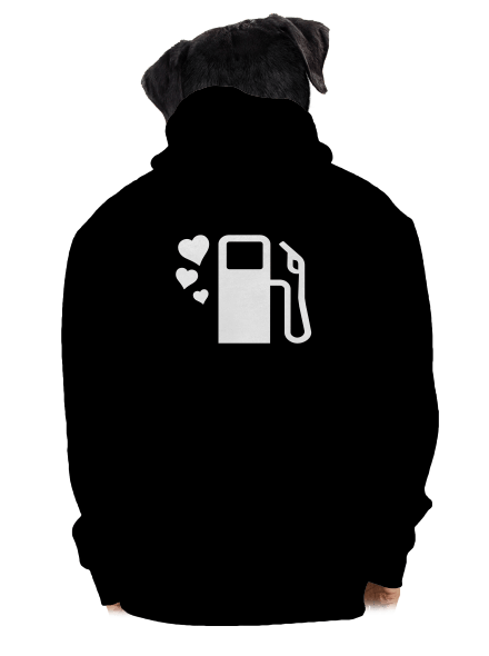 Plnú prosím pánska mikina na zips Black