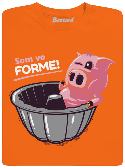 Vo forme pánske tričko Orange