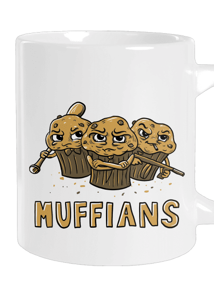 Muffians veľký hrnček White