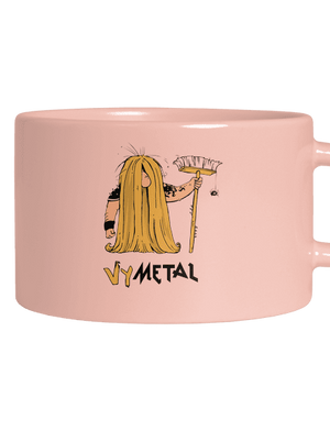 Metalista hrnček makronka Pink Macaron