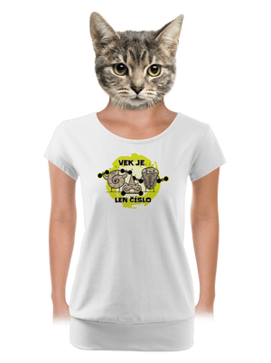 dámske tričko s lemom