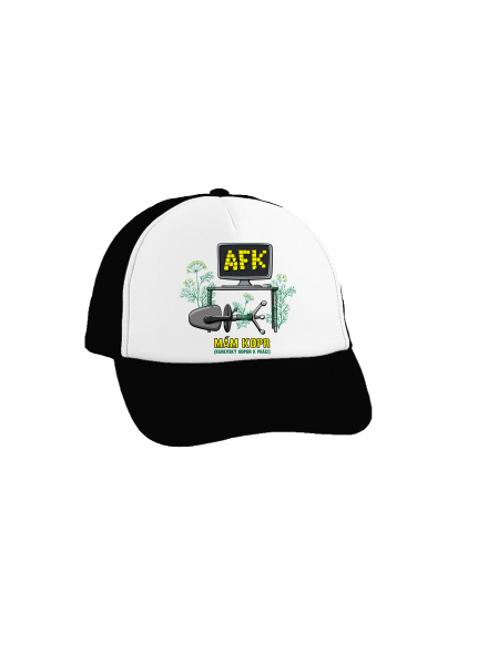 Mám kopr šiltovka truckerka Black cap