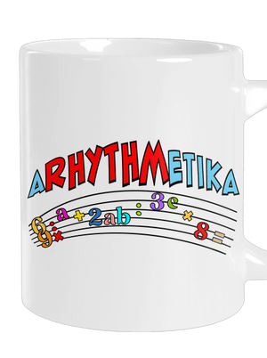 Arhythmetika veľký hrnček White