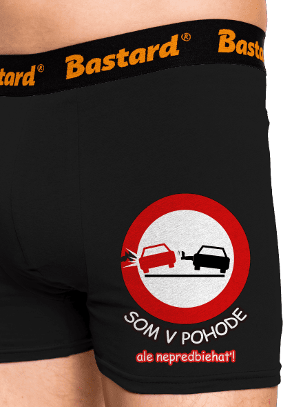 Nepredbiehať boxerky Black