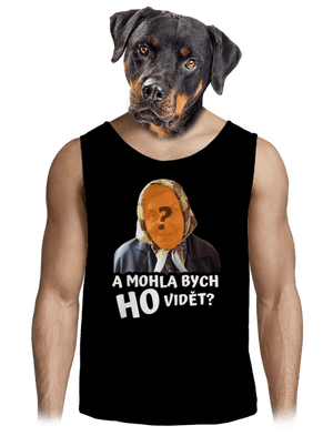 Mohla bych ho vidět? pánske tielko Black