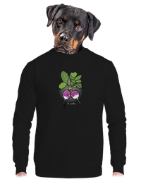 unisex mikina bez kapucne