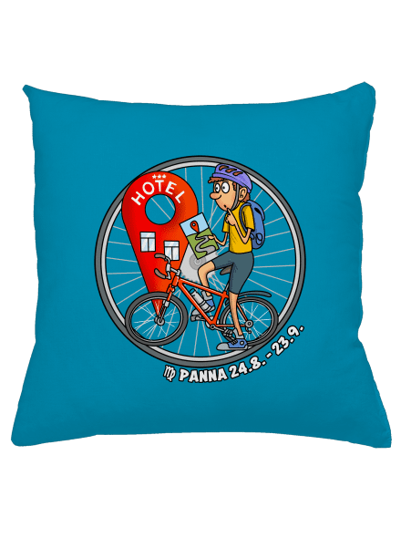 Cyklistický horoskop: Panna vankúš Blue Turquoise