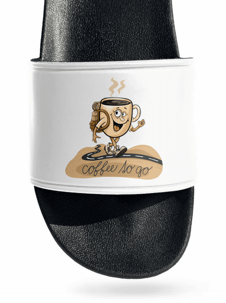 Coffee to go šľapky White