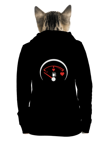 Plnú prosím dámska mikina na zips Black