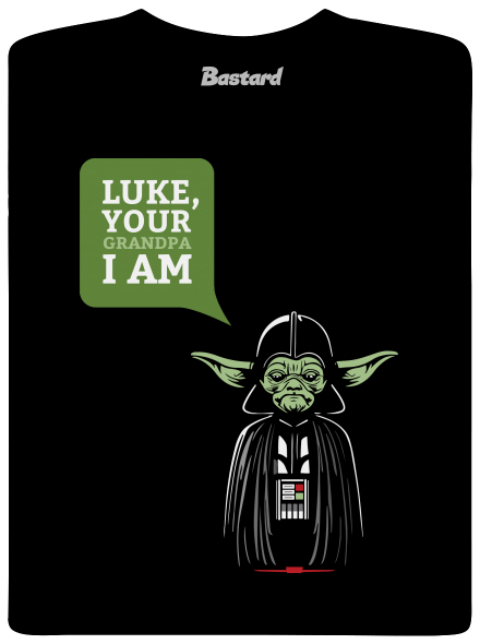 Mr. Yoda: Your grandpa I am pánske tričko Black