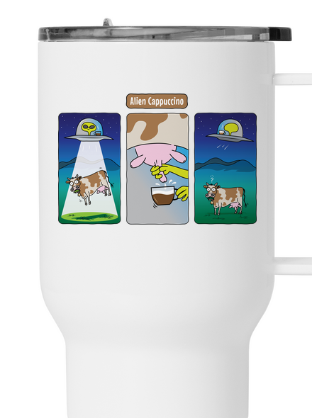 Alien Cappuccino termohrnček White