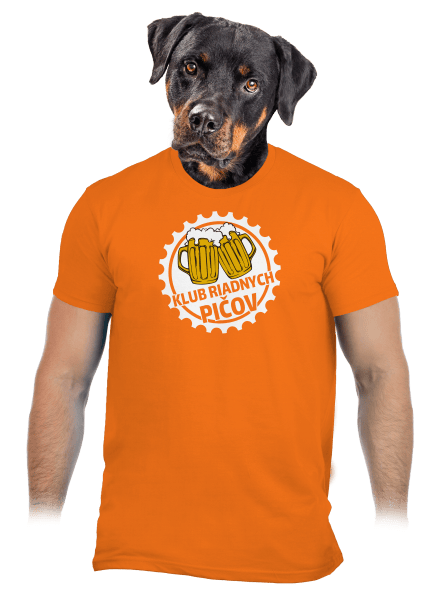 Klub riadnych pičov pánske tričko Orange