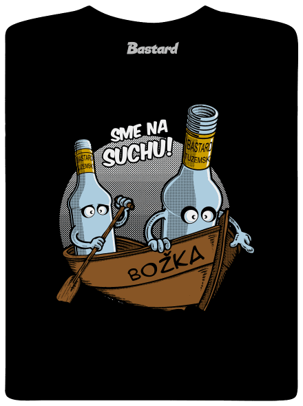 Na suchu detské tričko Black