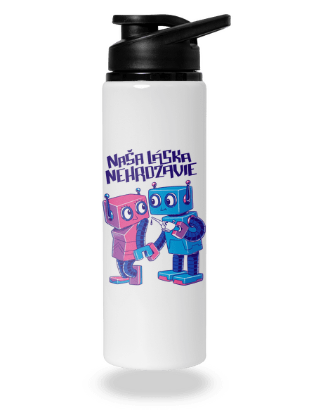 Roboti flaša na vodu White