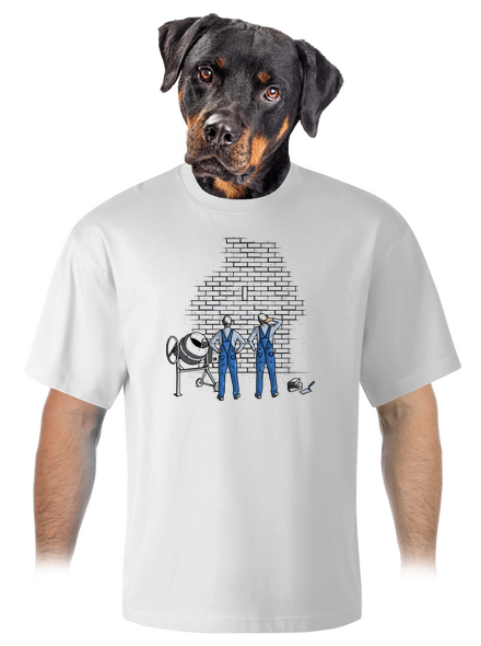 Murári unisex tričko oversized White