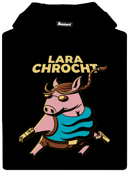 Lara Chrocht detská mikina klokanka Black