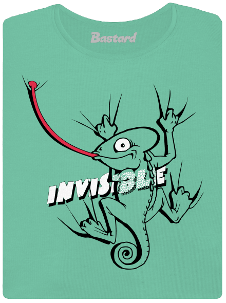 Invisible chameleon dámske tričko prémium Mint Mal