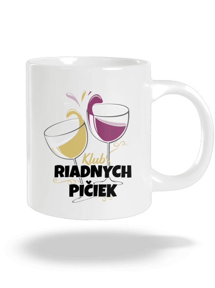 Klub riadnych pičiek veľký hrnček White
