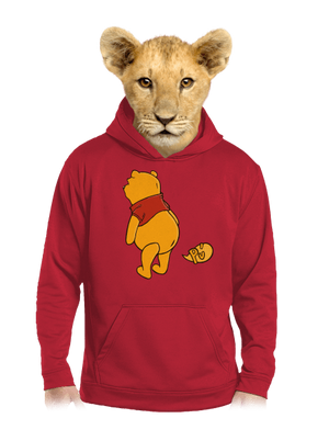 Ups detská mikina klokanka Fire Red