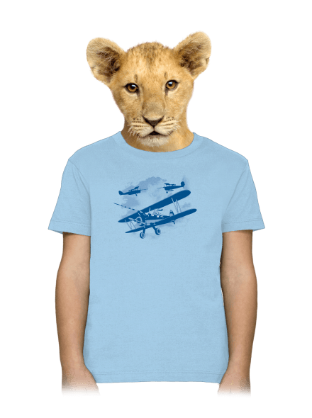 Rytieri nebies detské tričko Sky Blue
