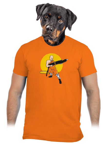 Čína pánske tričko Orange