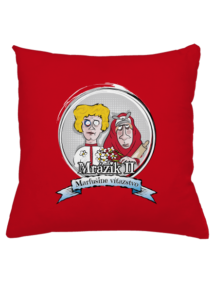Mrázik 2 vankúš Red