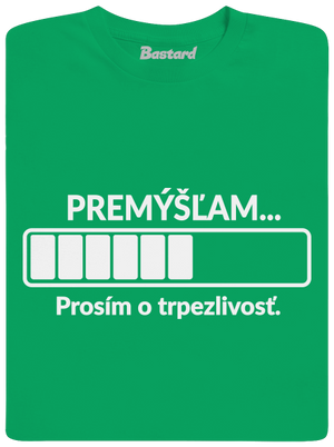 Premýšľam detské tričko Kelly Green