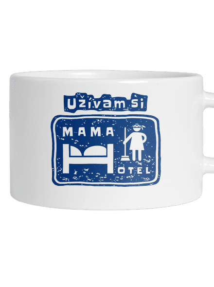Mama Hotel hrnček makronka White