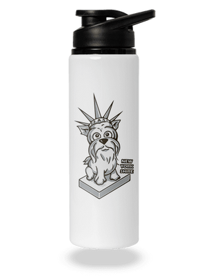 New Yorkshire flaša na vodu White