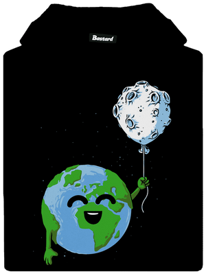 Balónik dámska mikina klokanka Black