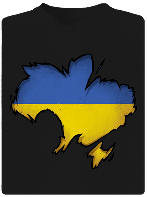 Ukrajina - Inside pánske športové tričko Black