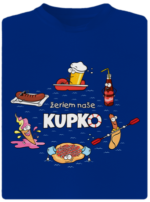 Slovenské kupko pánske športové tričko Royal Blue Mal
