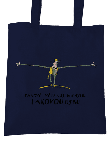 Takúto rybu som chytil taška French Navy