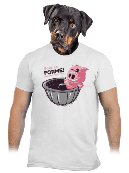 Vo forme pánske tričko White