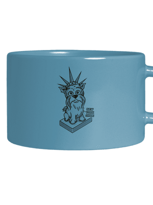 New Yorkshire hrnček makronka Blue Macaron