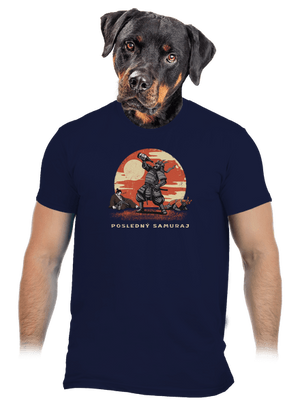 Posledný samuraj pánske tričko Navy