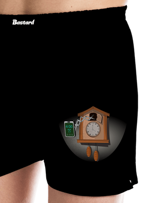 Mobilné kukučky pánske trenky Black