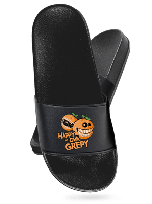 Happy grepy šľapky Black Black