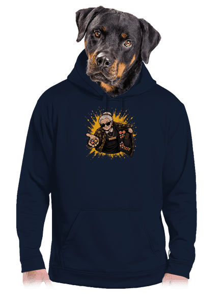 Babiboss pánska mikina klokanka Navy