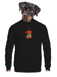 unisex mikina bez kapucne