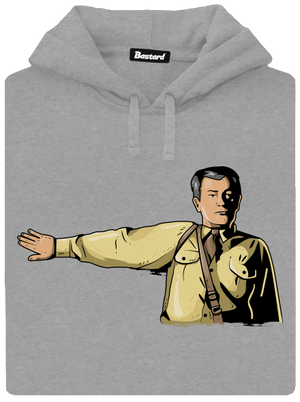 Volám sa pánska mikina klokanka Light Melange