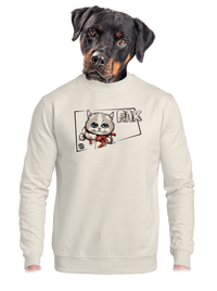 unisex mikina bez kapucne