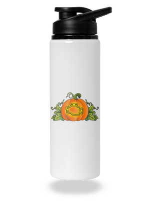 Strašidelný Halloween flaša na vodu White