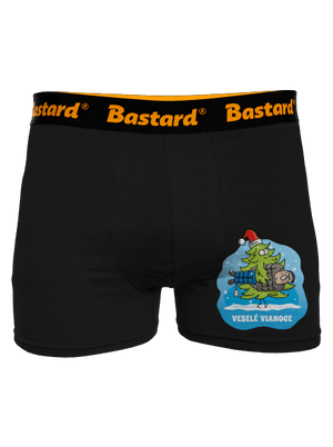 Veselé Vianoce boxerky Black