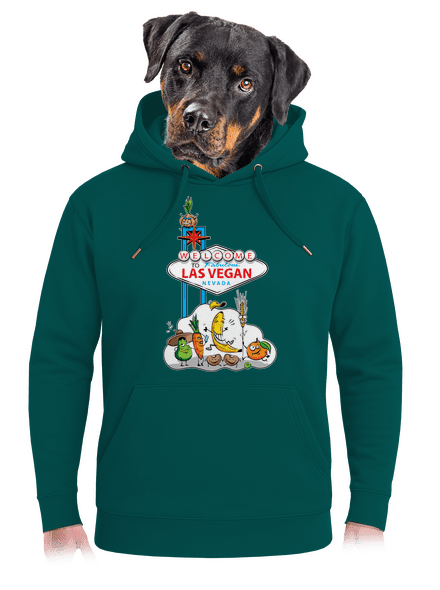 Las Vegan unisex mikina premium Emerald Green